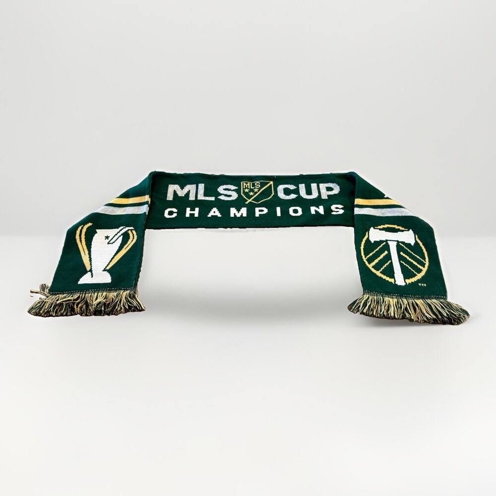 Ruffneck Scarves Pints Up Portland Timbers MLS Scarf Size 66x7 100% Acrylic